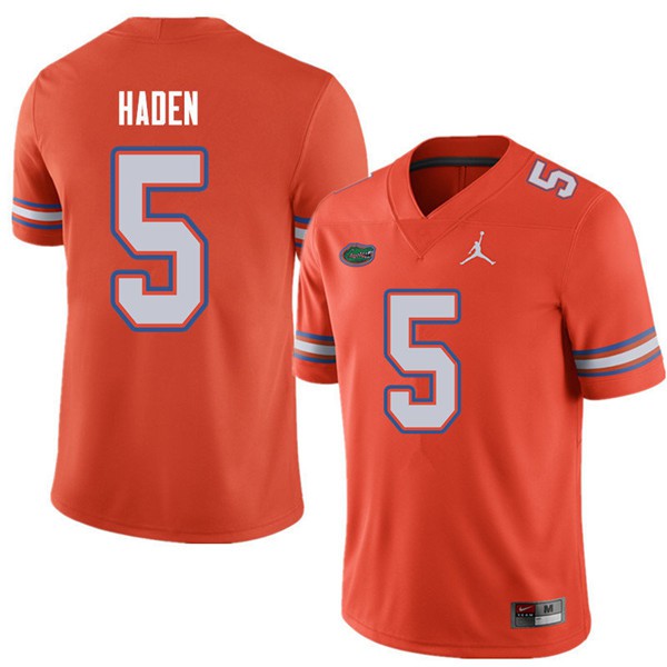 Jordan Brand Men #5 Joe Haden Florida Gators College Football Jerseys Orange
